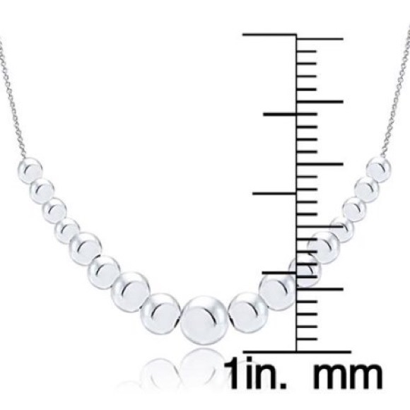 Sterling Sliding Bead Necklace🤩 - Picture 2 of 6